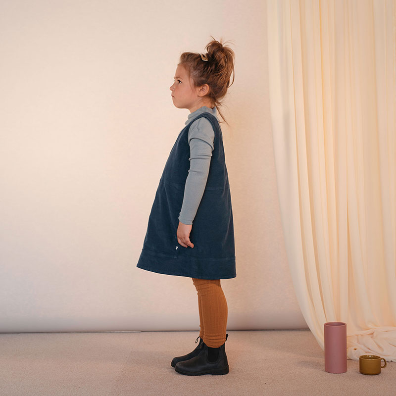 Shift Dress Dark Sea Blue