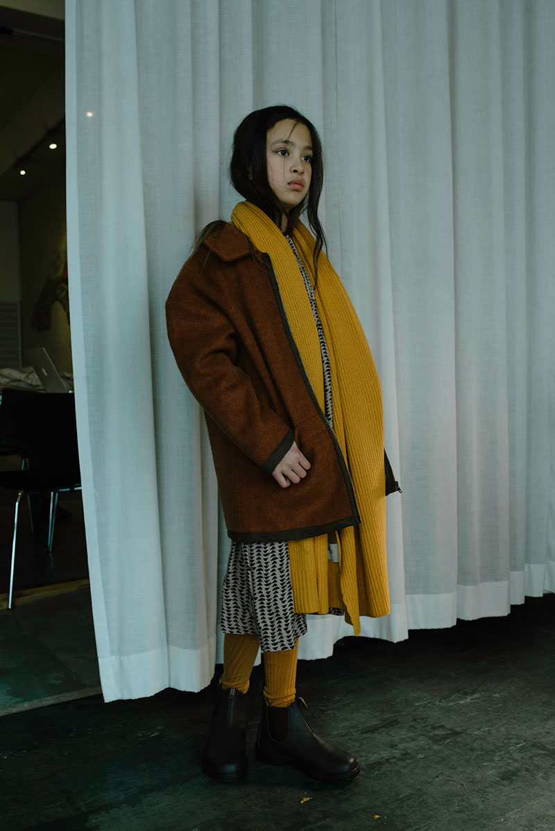 Bomber With Collar Warm Stone