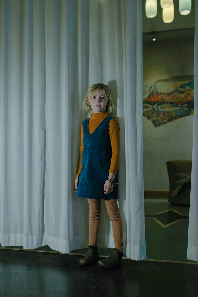 Shift Dress Dark Sea Blue