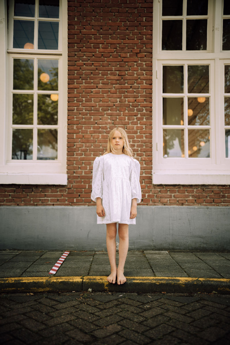 Puffy Dress Crisp White