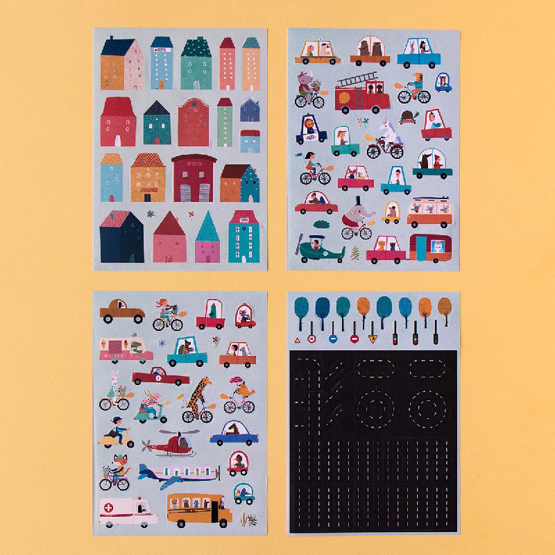 Sticker Activity Set - My City