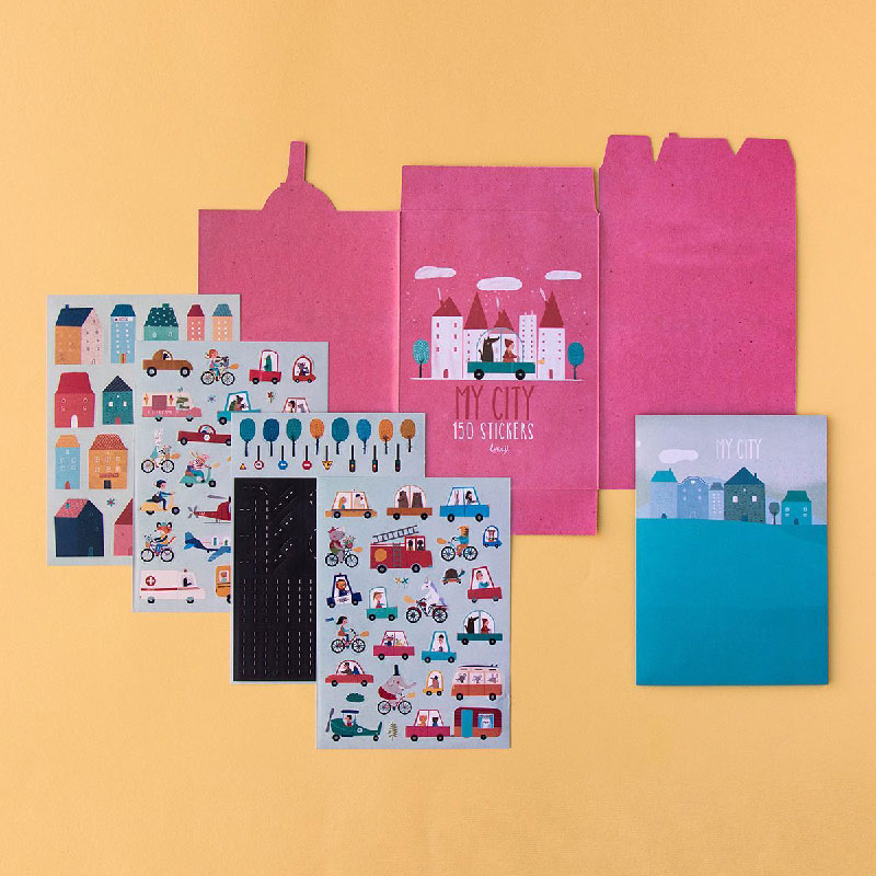 Sticker Activity Set - My City