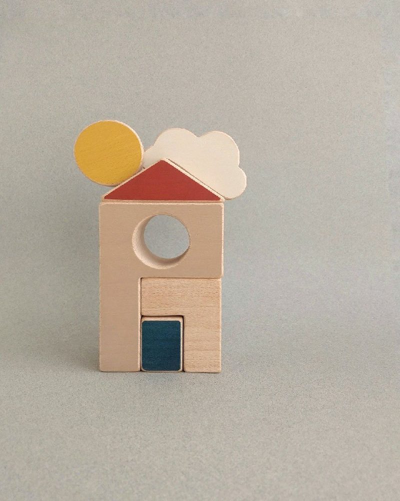House and Sun Puzzle Toy