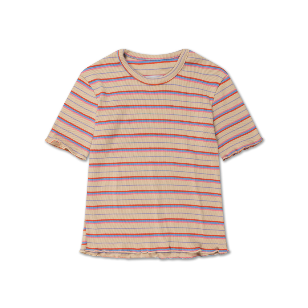 Slim Tee Multi Stripe