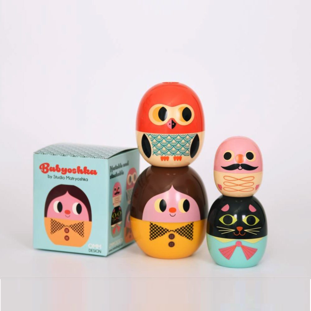 Ingela Arrhenius Babyoshka People Stacking Toy