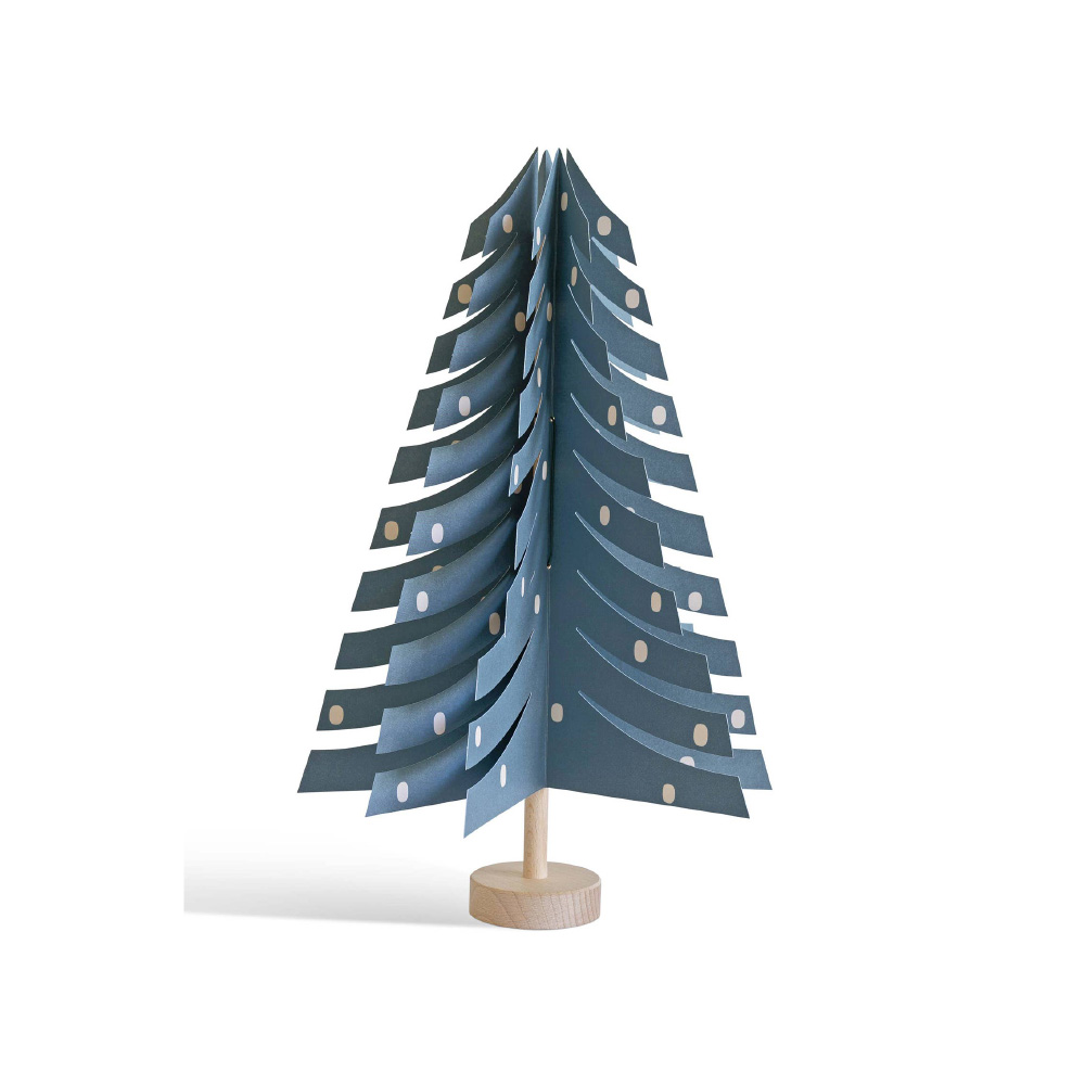 Paper Fir Tree Dark Blue