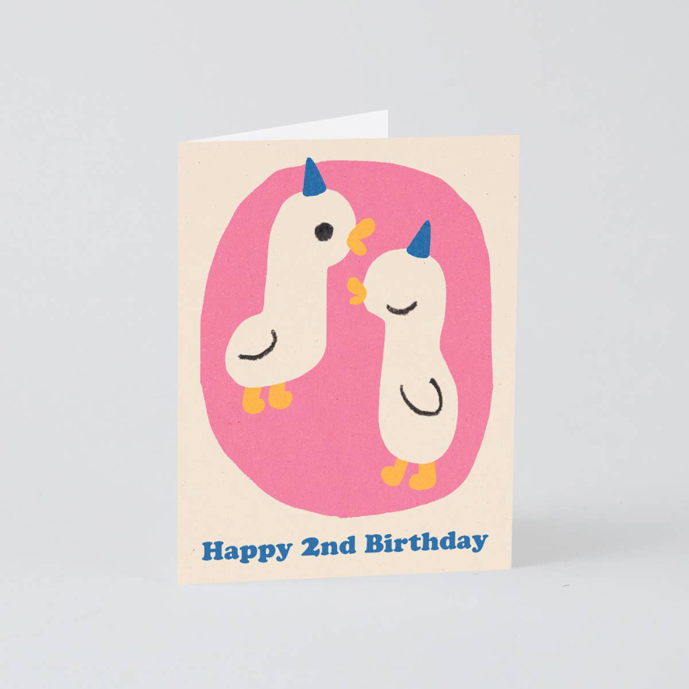 'Happy 2nd Birthday' Kids Greetings Card