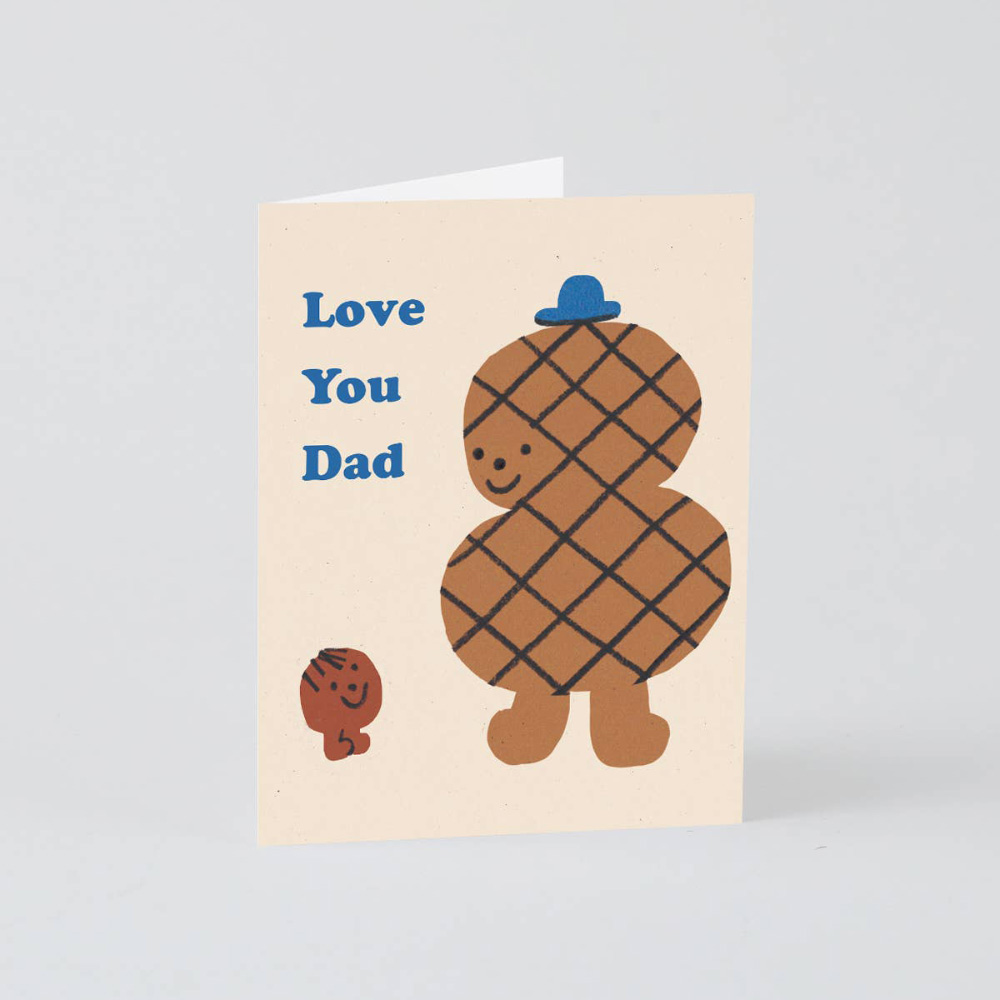 'Love You Dad' Kids Greetings Card