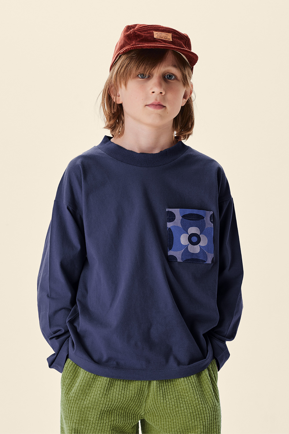 Carla Vintage Pocket Space Blue