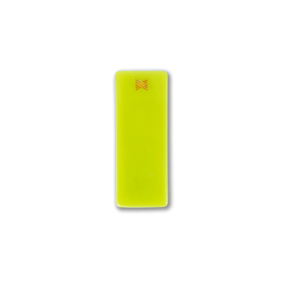 Squared Hair Clip - Lime