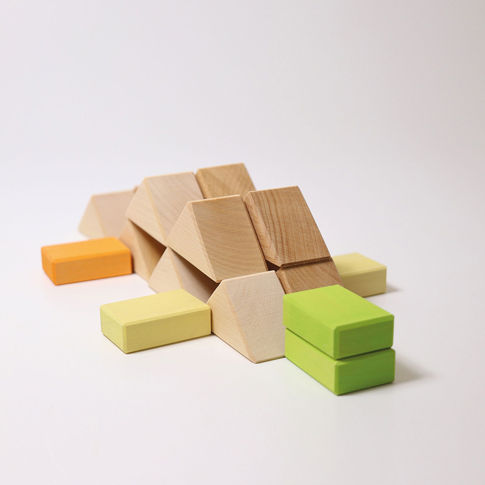 Pastel Duo Wooden Block Set