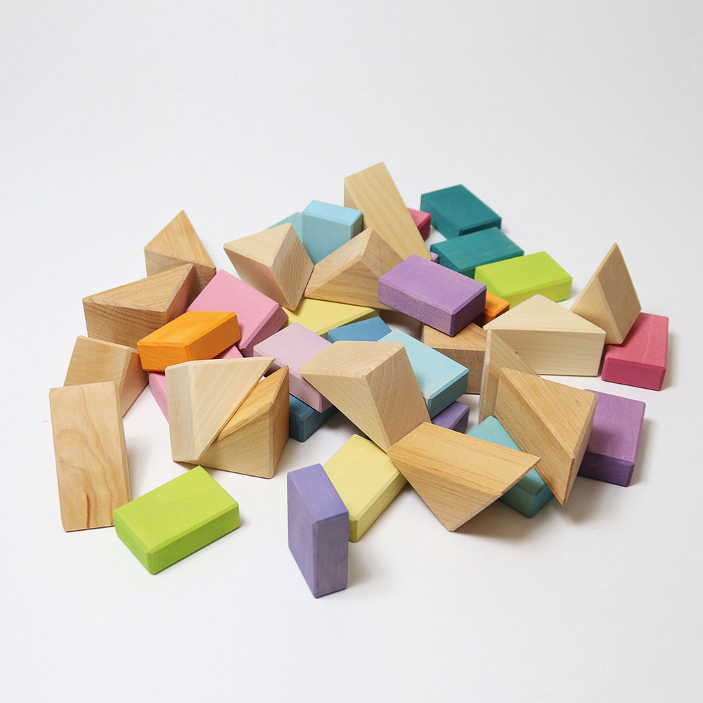 Pastel Duo Wooden Block Set