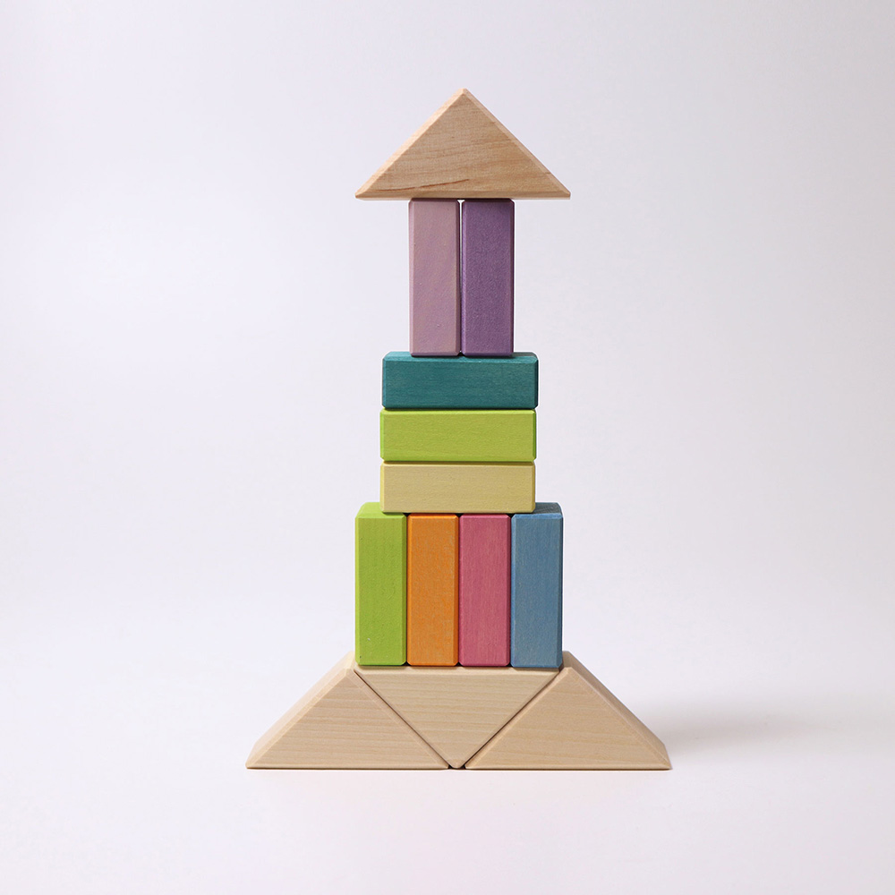 Pastel Duo Wooden Block Set