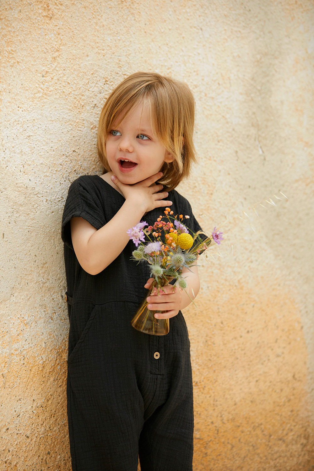 Adriano Jumpsuit - Charcoal Grey
