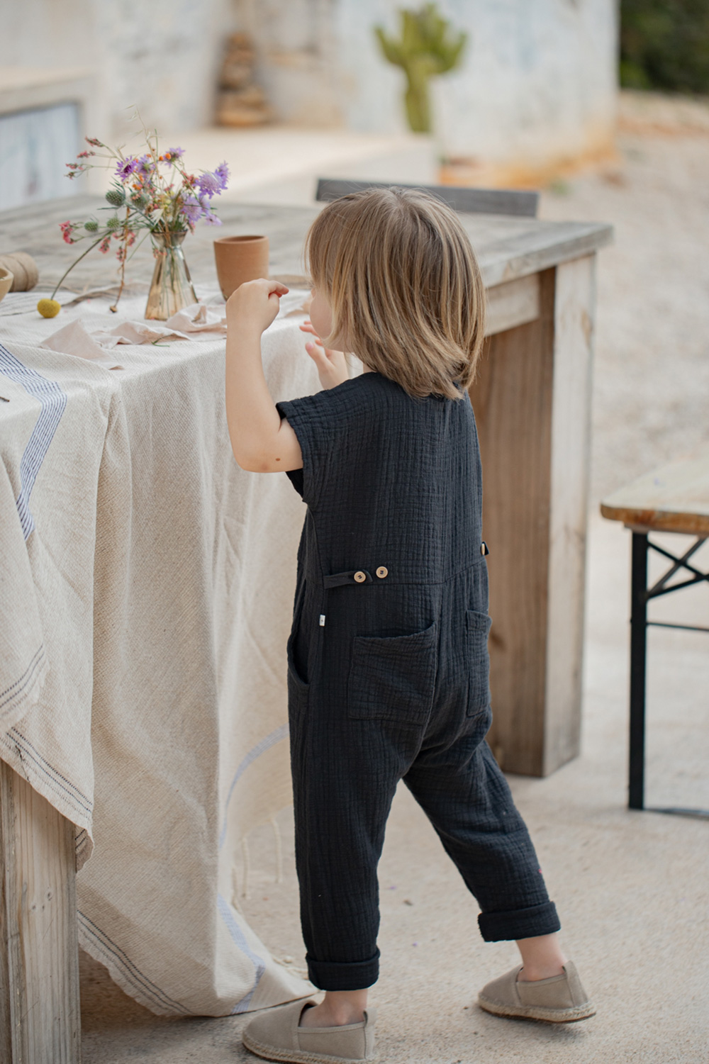 Adriano Jumpsuit - Charcoal Grey