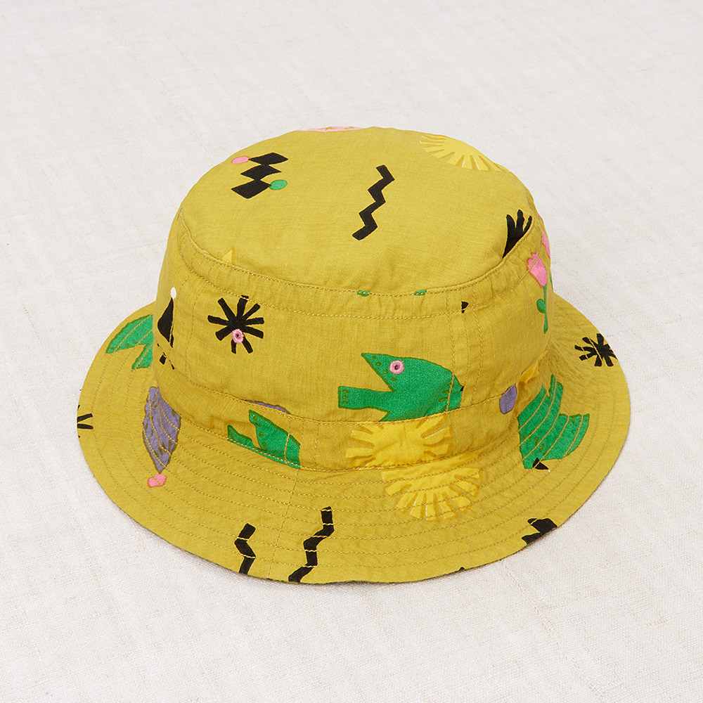 Bucket Hat - Pistachio Bird Party