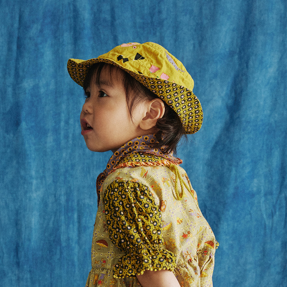 Bucket Hat - Pistachio Bird Party