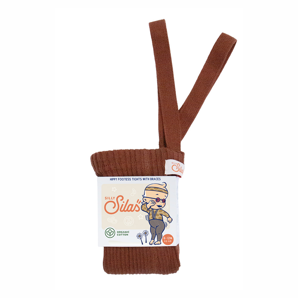 Silly Silas Hippy Cinnamon Footless Tights
