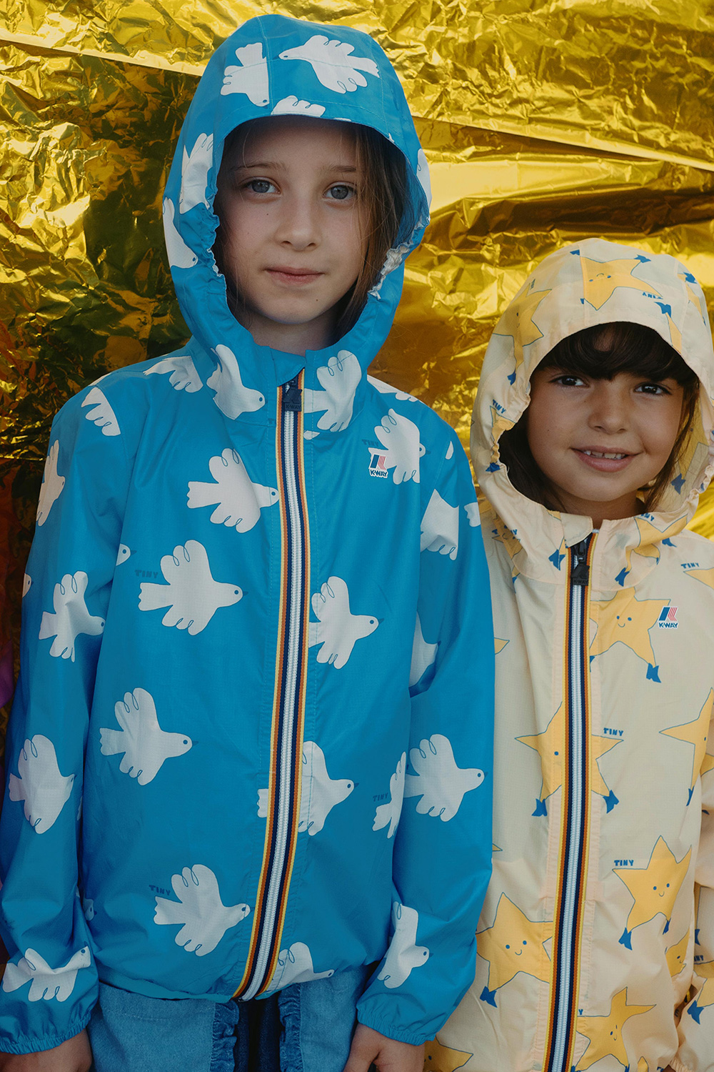 Tiny X K-Way Doves Jacket