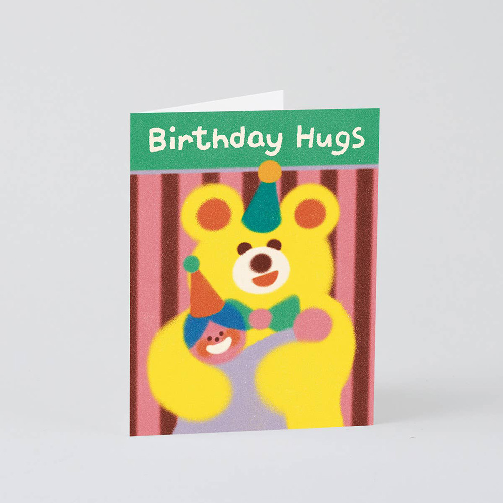 Birthday Hugs Greetings Card