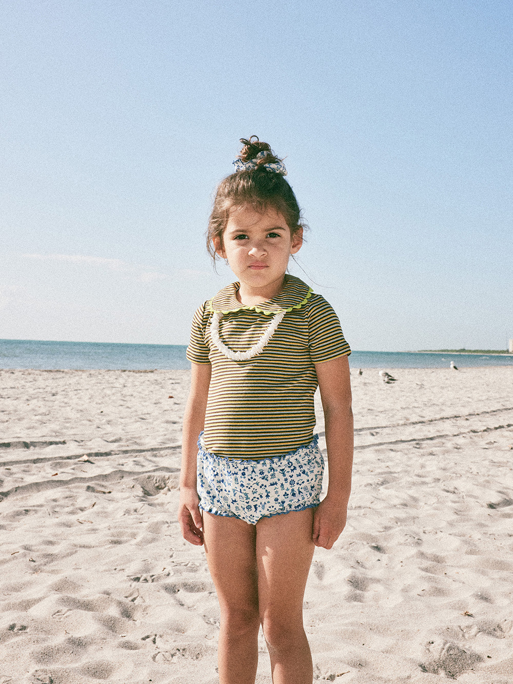 Jumbo Rickrack Collar Tee