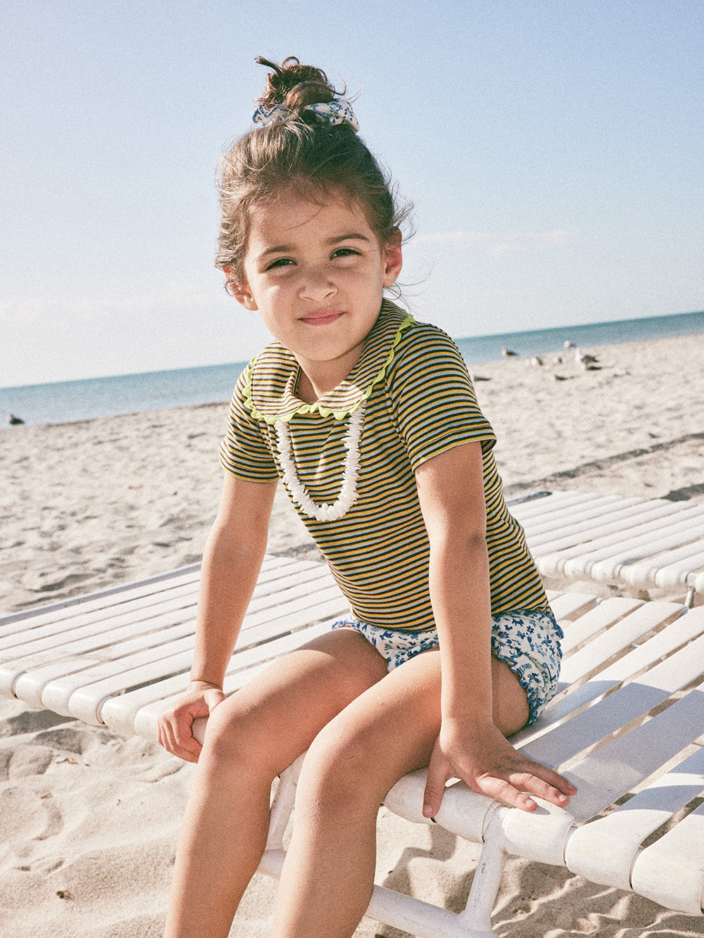 Jumbo Rickrack Collar Tee