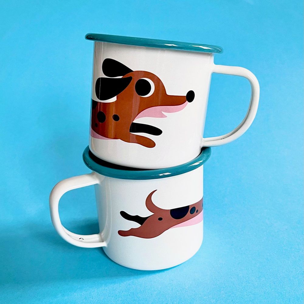 Enamel Mug - Dachshund Lover