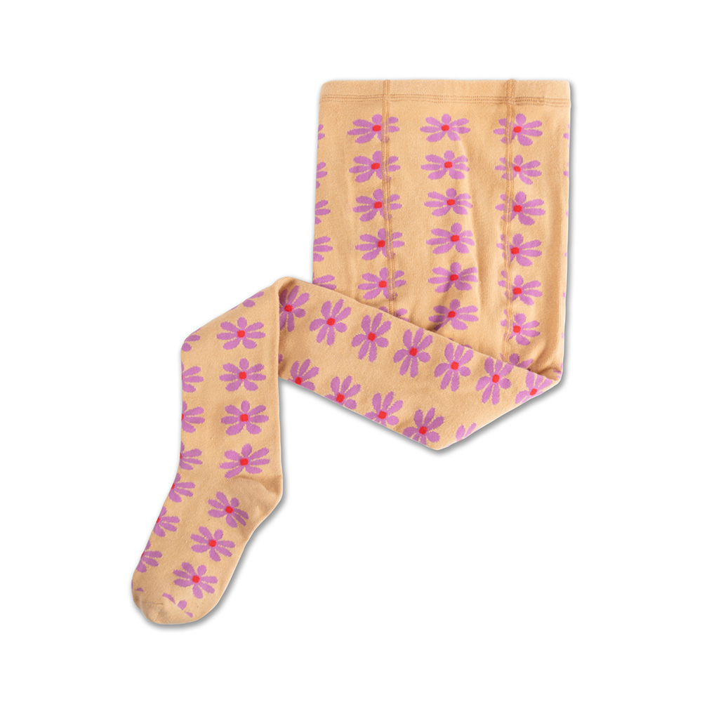 Tights - Pink Daisy