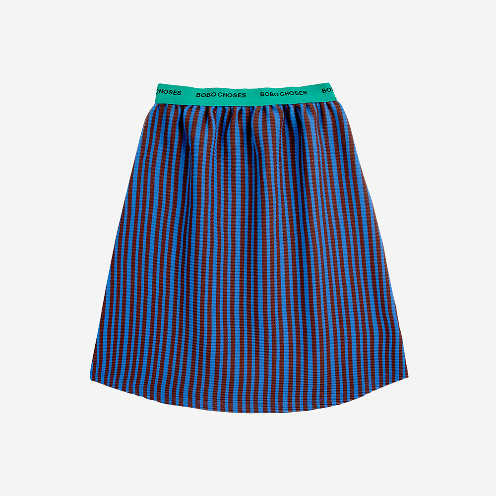 Bobo Choses Stripes Ribbed Skirt