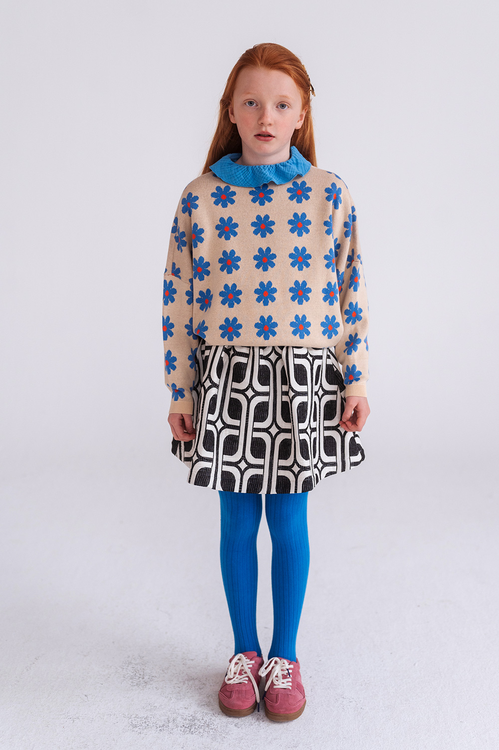 Mini Skirt - Line Maze