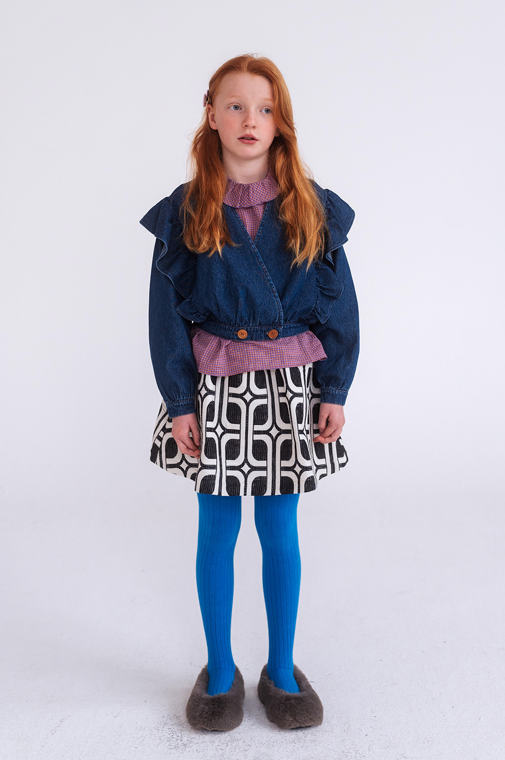 Mini Skirt - Line Maze