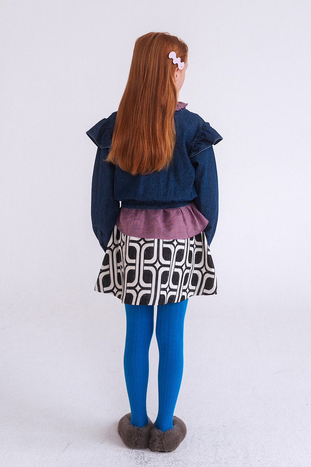 Mini Skirt - Line Maze