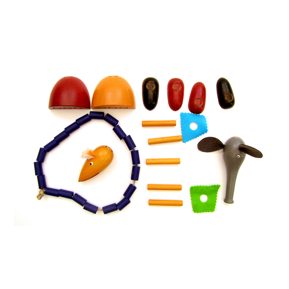 Eduard and Erna Plug-in Construction Toy