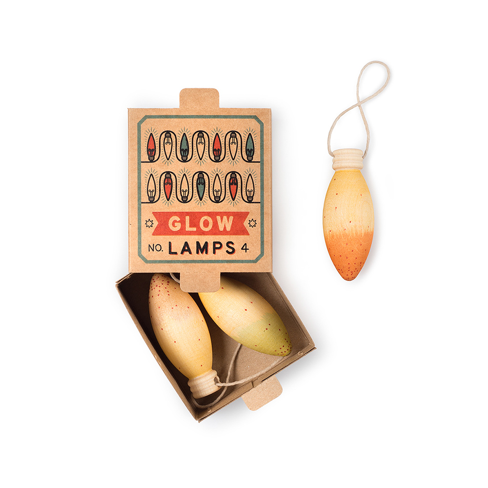 Wooden Ornament Glow Lamps