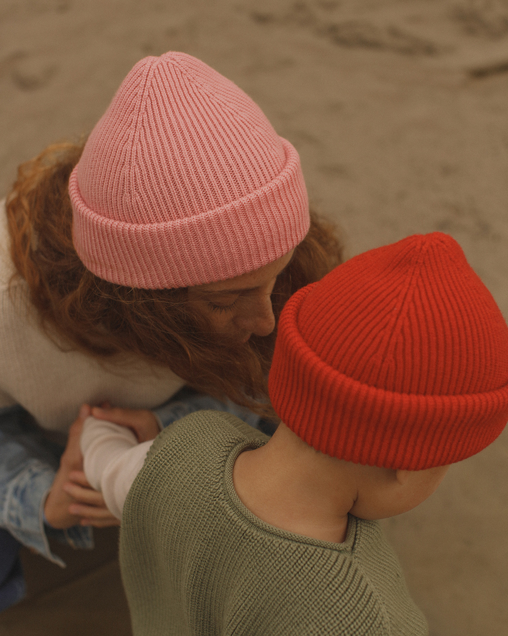 Adult Beanie Cobalt Bubblegum