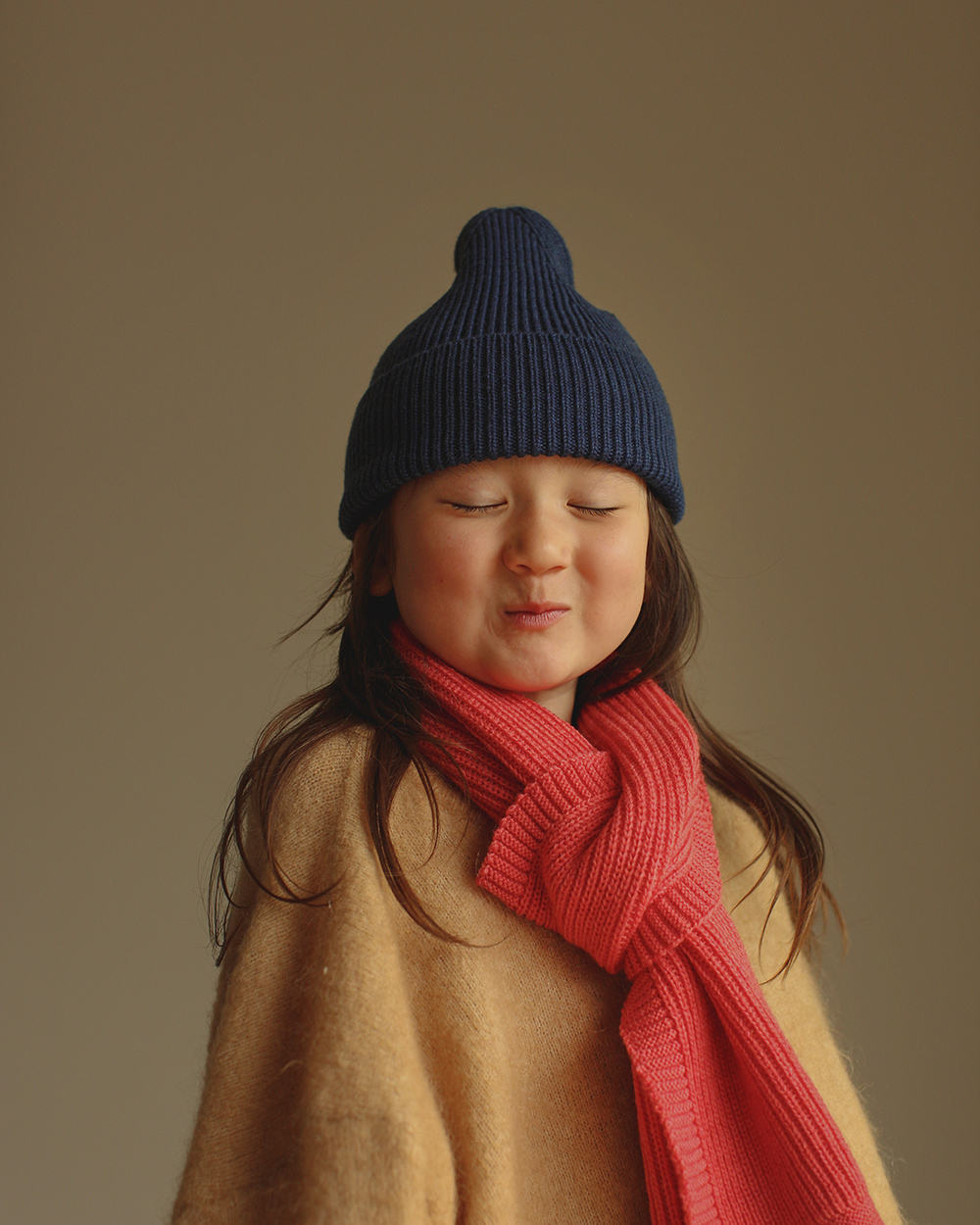 Kid Beanie Blue