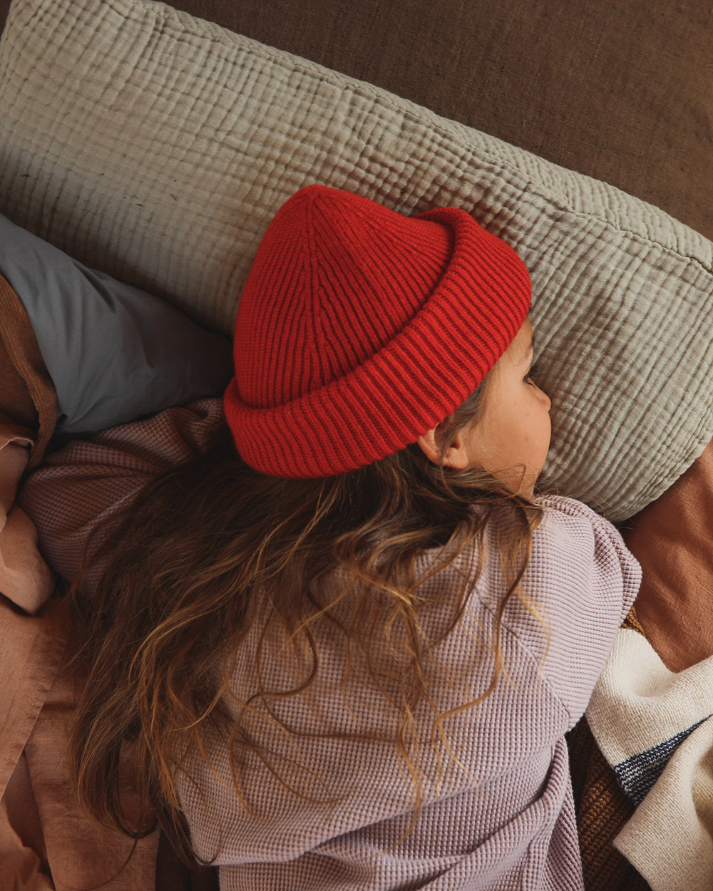 Kid Beanie Red