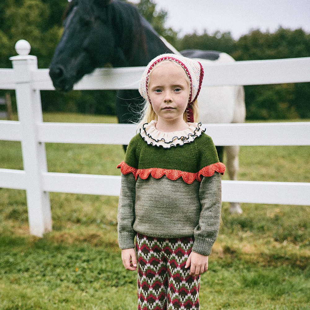 Scallop Yoke Sweater