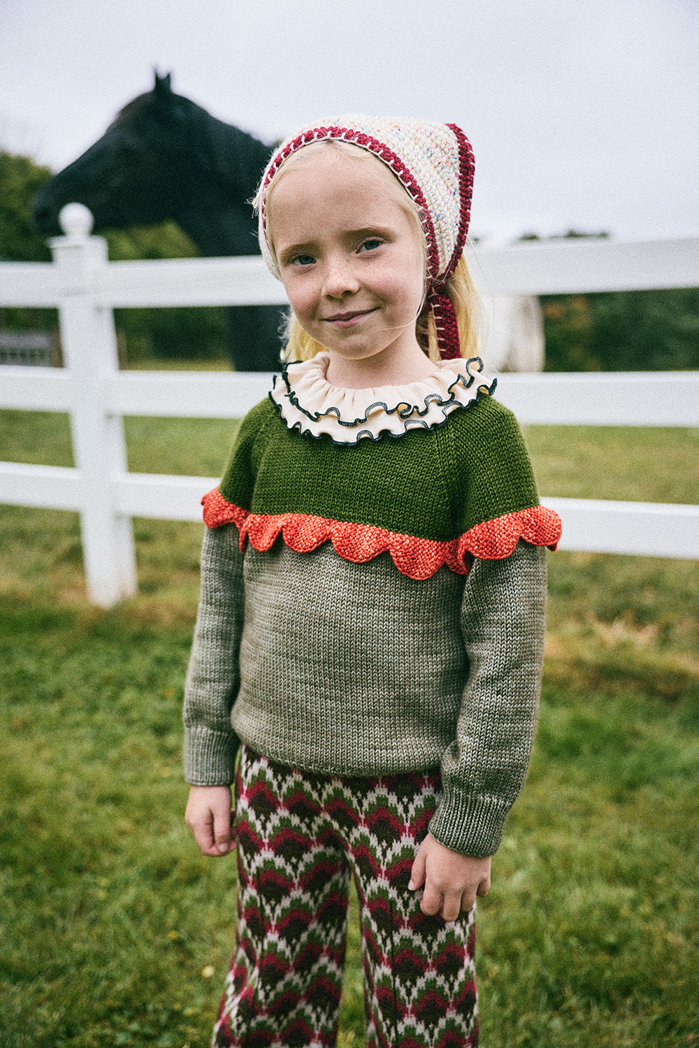 Scallop Yoke Sweater