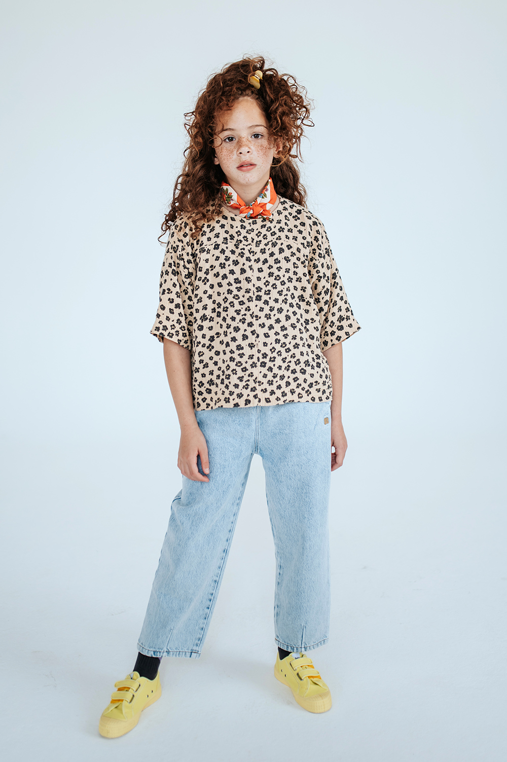 Handsome Tee - Leopard Flower