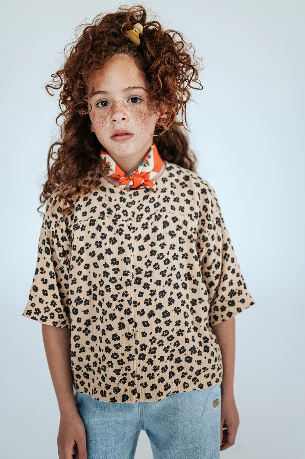 Handsome Tee - Leopard Flower