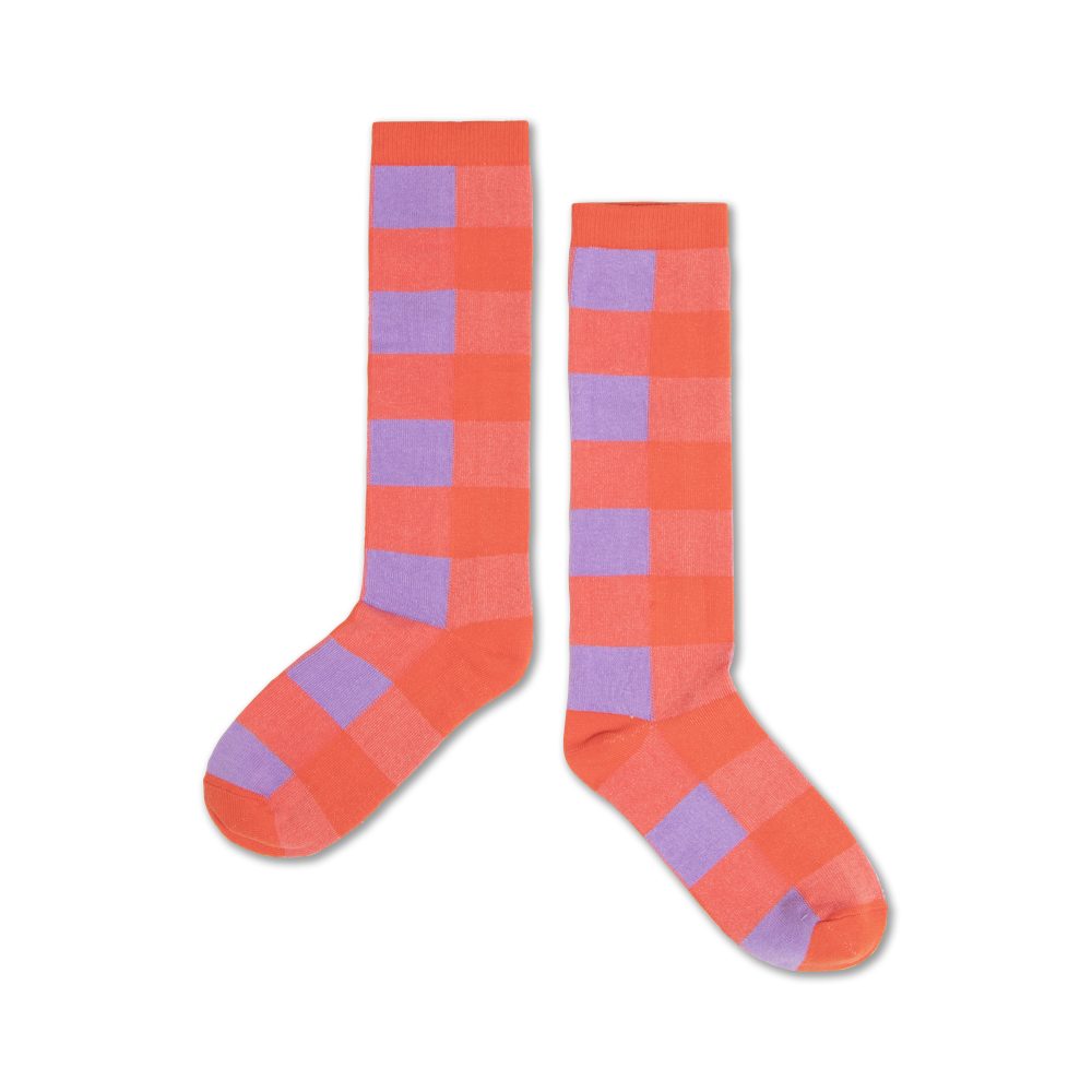Knee Socks - Fiesta Violet Bb Check