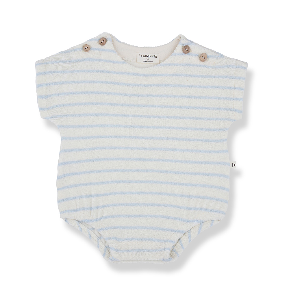 Romulo Terry Romper - Misty Blue