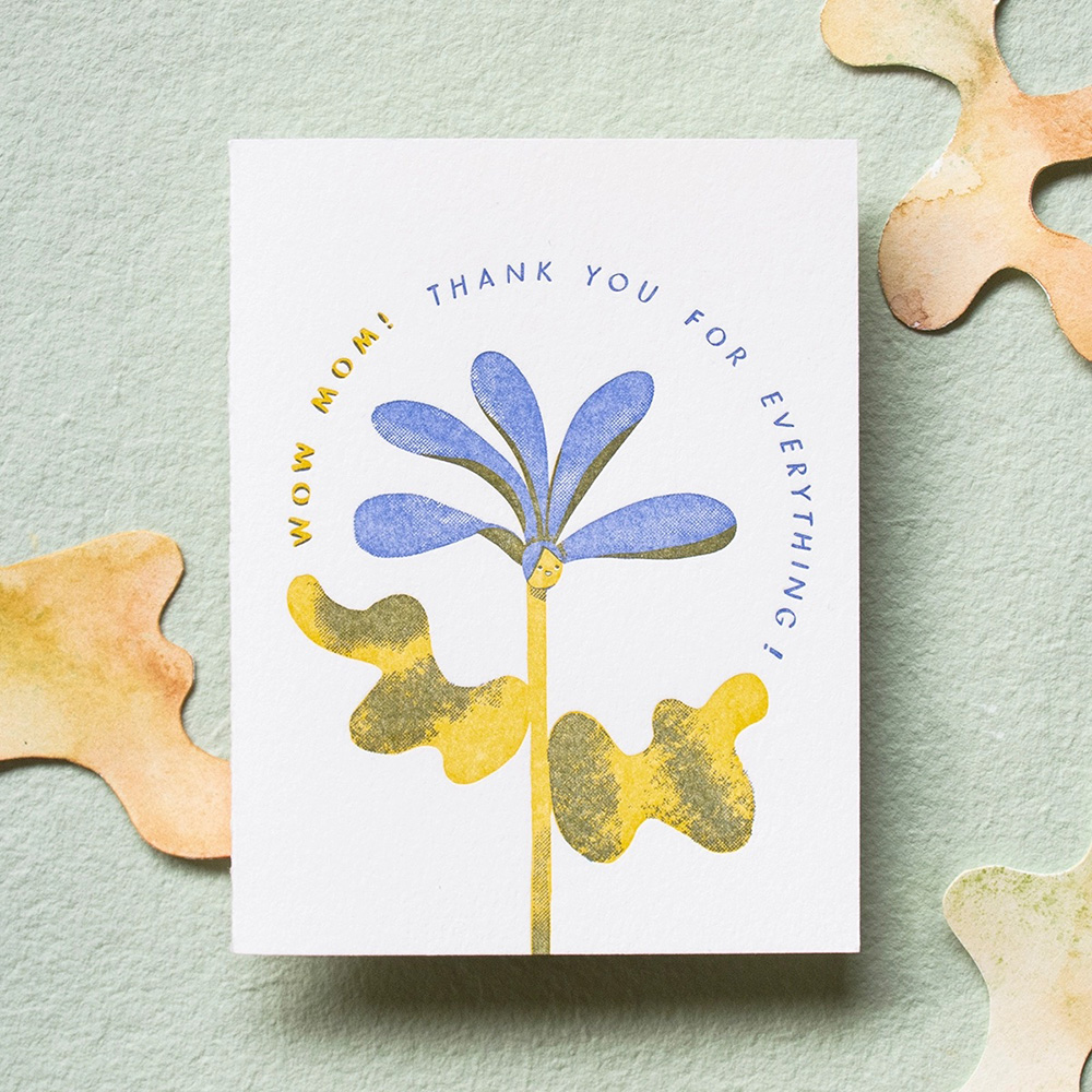 Wow Mom | Mother's Day Letterpress Card