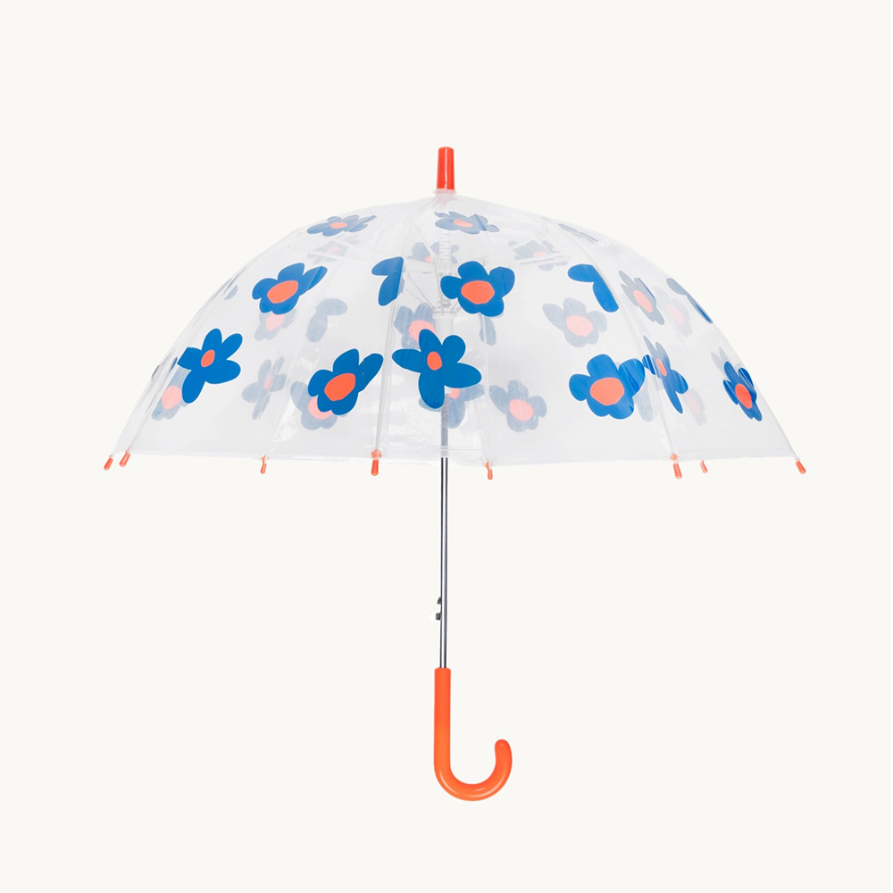 Kid's and Adult Blue Flowers Umbrella
