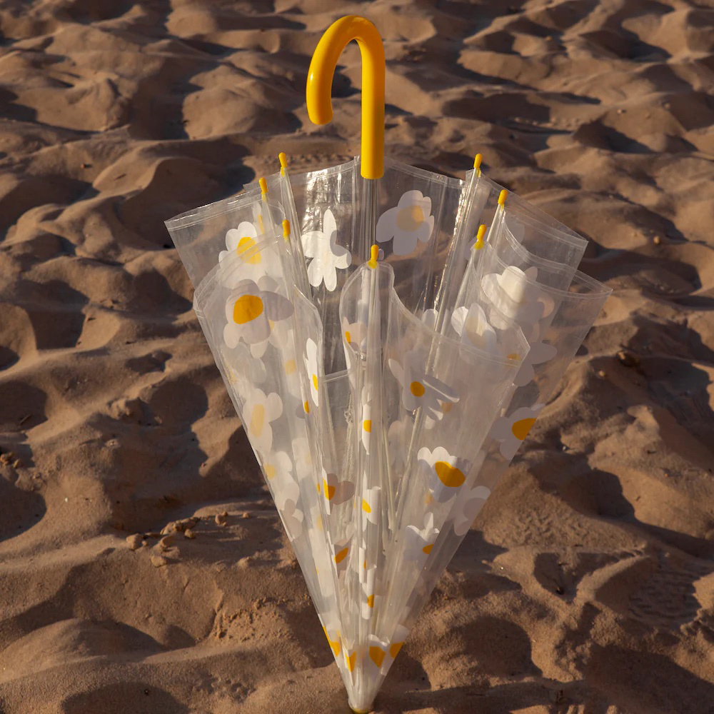 Kid's White Flowers Umbrella