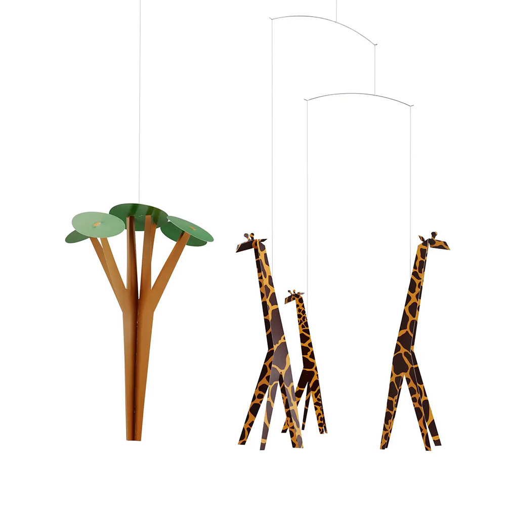Giraffes On the Savannah Mobile