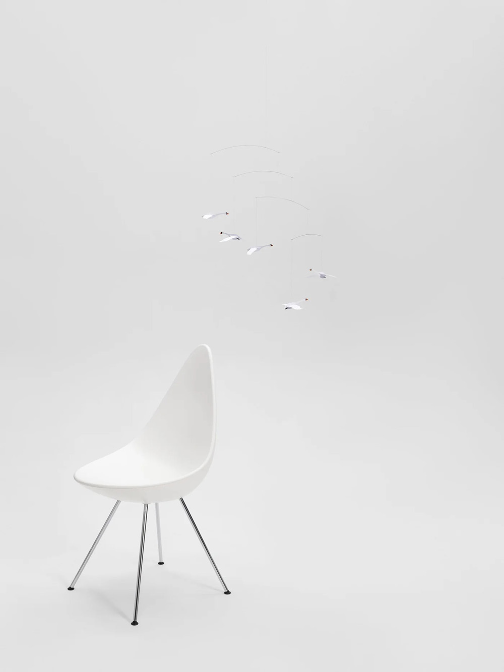Scandinavian Swans Mobile
