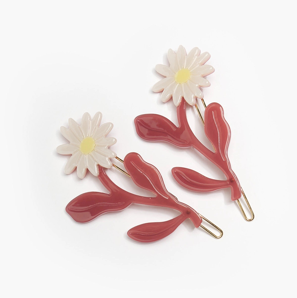 Marguerite Barrette Clip Set