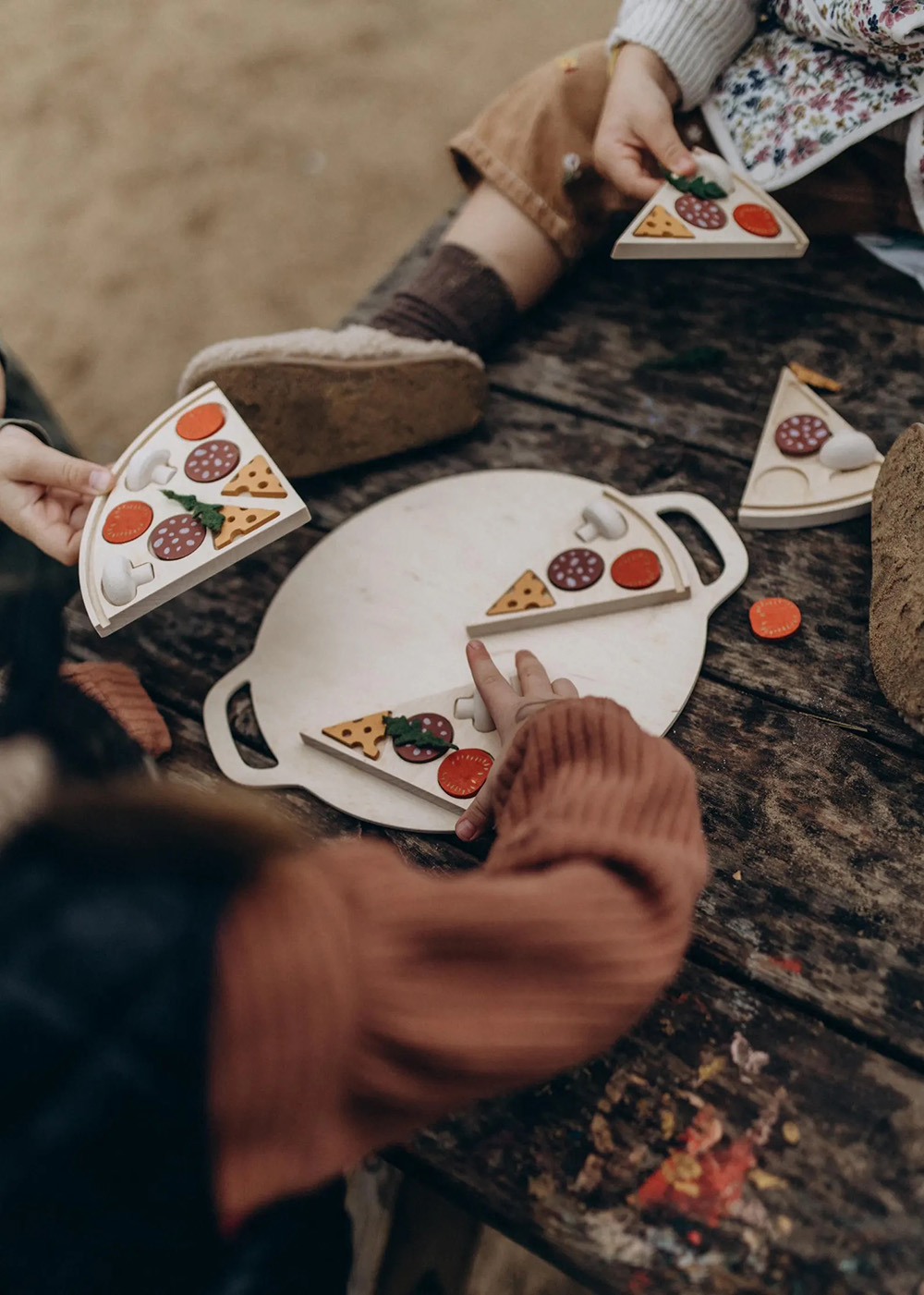 Wooden Pizza Toy